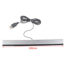Wii Sensor Bar Wired Receivers IR Signal Ray USB Plug Replacement for NFJ Gw