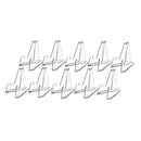 10 Pieces Clear Coins Display Easel Holders for Badges Challenge Coins