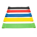 5pcs Resistance Bands Loop Exercise Band Pack For Home Fitness Yoga Stretching