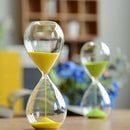 Large Fashion Yellow Sand Glass Sandglass Hourglass Timer Clear Smooth Glas R3Z2