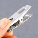 40Pcs Metal Clothes Pegs Clips Washing Line Airer Dry Line Peg Garden Hanger