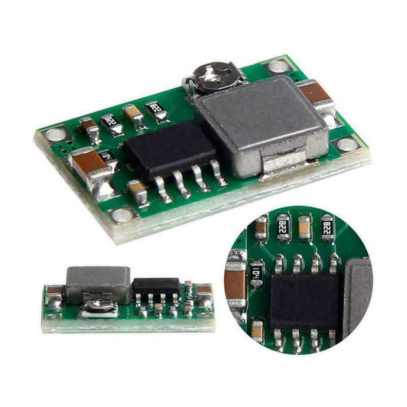 2pcs Mini360 3A DC Voltage Step Down Power Converter 3.3V Buck Module 5V 9V P3X4