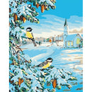 40x50cm Two Birds Home Decor Art Pictures DIY Painting By Numbers Kit Gift