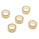 5pcs Necklace Bracelets Tube Bead Anklets Making Accessory Loose Spacer Bead