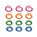 Huggers Thread Spool Wrappers Pack 12 Mixed colours Wrap Around Thread New RJU