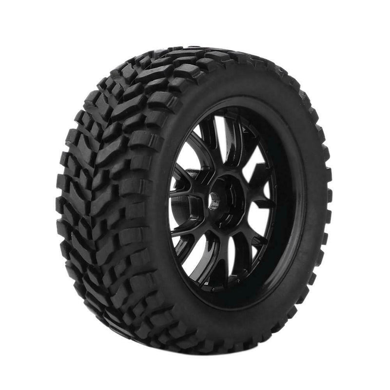 4pcs Rubber Tire On Road RC Racing Car Wheel for 1/10 Hsp Redcat RC Crawler