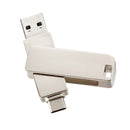 High Speed Rotate Type C USB 3.0 Flash Drive (USB A 3.0 / USB C) 32G