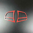 1Pair Carbon Fiber Steering Wheel Button Cover Trim for BMW F20 F21 F30 F32