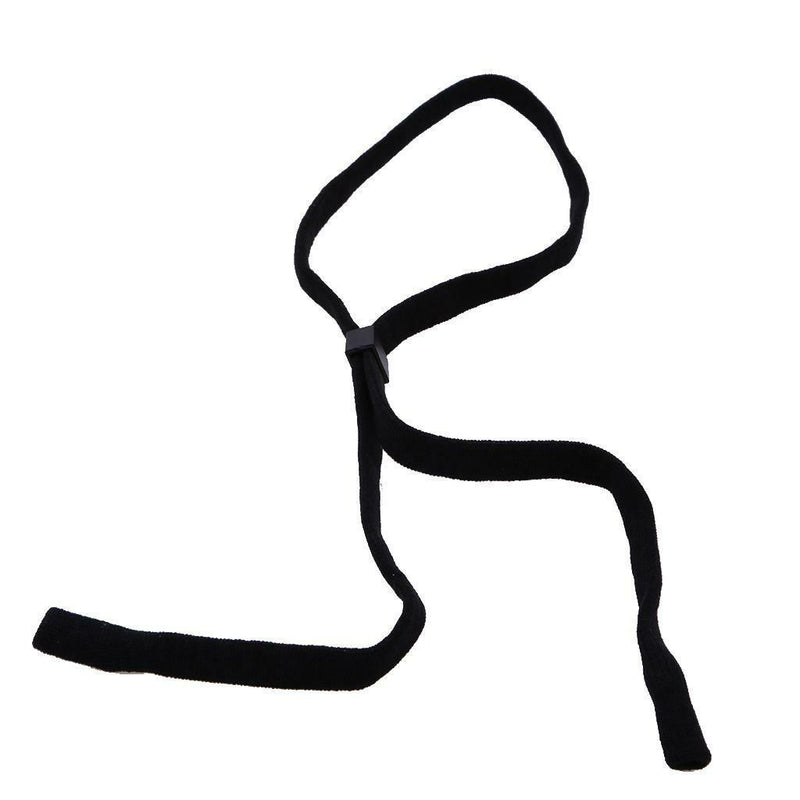 Glasses Strap Neck Cord Sport Eyeglasses String Sunglasses Band Holder Black