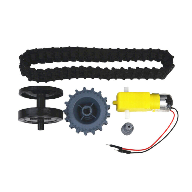 DIY Tank Accessories Set of 40 Section Tank Track Conveyor and Drive Wheels -
