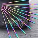2 pairs Japanese Korean Length 23cm Food Grade Chopsticks Top Mirror Polish X4R5
