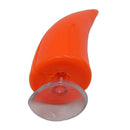 Fashion Punk Style Motorcycle Devil's Horn Decoration For Helmet Orange