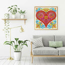 5D DIY Special Shaped Diamond Painting Heart Cross Stitch Mosaic Craft Kits