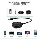 USB Hub, One to Four USB Expansion Hub, Circular HUB 3.0 Adapter V7O9