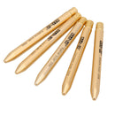 5pcs Portable Eye Makeup Brushes Set Eyeshadow Eyeliner Brush (Golden) A