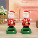 Solar Dancing Toys, Christmas Santa Claus Solar Powered Dancing Toys Swinging