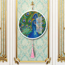 DIY Peafowl Special Shaped Diamond Painting Mural with Tassel Home Decor
