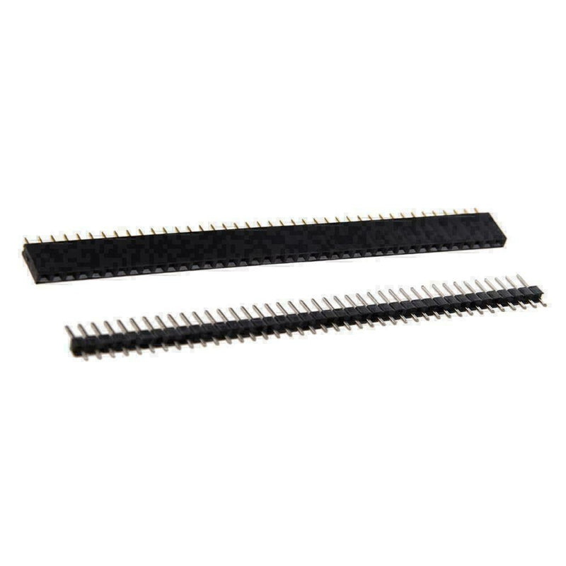 5Pcs 40 Pin 2.54mm Single Row Straight Male + Female Header AD Ne Strip G0H X4L8