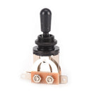 3 Way Switch Electric Guitar Pickup Toggle Switch Selector With black Tip KnobJR