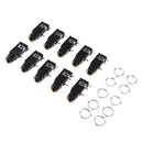 10Pieces 1/4" 6.35mm 3Pins Stereo Audio Microphone Female Socket Jack