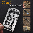 22 in 1 Multi Tool Card survival Wallet sized Camping Gear EDC Emergency Hiking