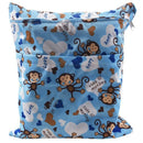 Baby cloth waterproof diaper bag Reusable washable diaper Double zip closur