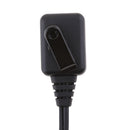2Pin G-Shape Headset PTT Mic for Walkie Talkie 2 Way Radio Black