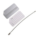 Aluminum alloy address label luggage trailer luggage tag name tag with meta L3W1