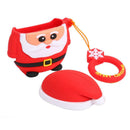 Santa Claus Soft Silicone Headset Dustproof Case Cover Storage Box for AirPods