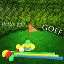 Golf Putter Set Kids Plastic Golf Outdoor Game Kit Club Caddy Ball Fun Play3 Kw