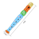 Fun Baby Kids Wooden Flute Whistle Early Art Developmental Gift Portable vcx