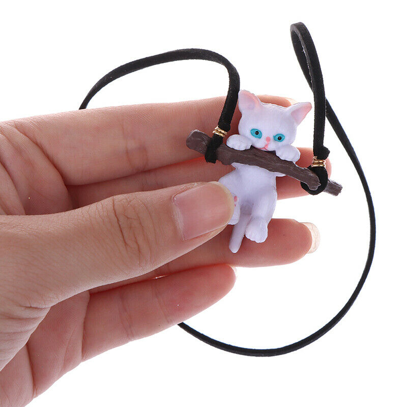 Car Pendant Cute Branch Cat Rearview Mirror Pendant Car Interior DecorationB*SE