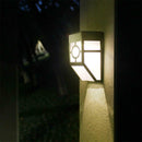 2 LED Solar Wall Light Waterproof Colorful Garden Path Landscape Fence Yard Lamp