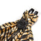Zebra-stripe Golden and Black Luxury Grown Dress for  with Shawl Xmasã€NME