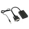 VGA To HDMI Output 1080P HD Audio TV AV HDTV Video Cable Converter Adapter X2U4