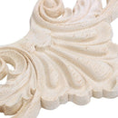 30*8*1cm Wood Carved Corner Onlay Applique Frame Decor Furniture Craft Unpa F7P9