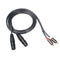 1.5m 4.9ft Dual XLR Female to Dual RCA Male Plug Audio Signal Patch Cable