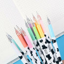 12 color/set Milky Cow Gel Pens Multi Color Pens 0.38 mm Super hot B7S3