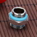 1pc G1/4 Dual External Thread Tube Connector for PC Water Cooling System #ORP #s