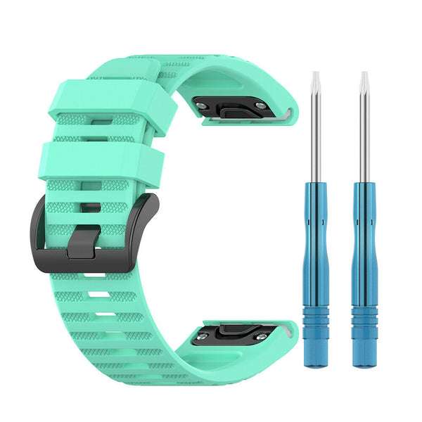 Band Silicone Strap Replacement for Garmin Fenix 6X 6X Pro 5X 5X Plus 3 HR 26mm