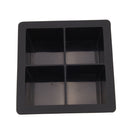 giant Silicone Ice Cube Square jumbo king Size Big Black Mould Large Mold Z