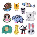 Lots 11x Animal Design Patches Sewing Applique for Pants Bag Hat Clothes