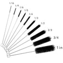 Nylon Cleaning Brush Set of 10 for Bottle, Tube, Jar and Most Narrow Contai Z4Q4