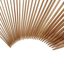 36 Pieces 18 Sizes Carbonized Bamboo Crochet Knitting Needles Single Tip Ne F6X9