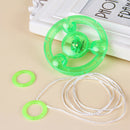 4 Pcs Outdoor Toys Kids Funny LED Light Flying Saucer Colorful Spin