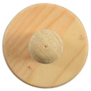 Kids Small Wooden Cabasa in Natural Finish