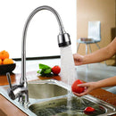 Kitchen 360 Degree Rotatable Spout Single Handle Sink Basin Faucet Adjustab