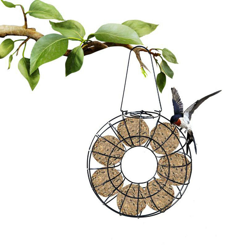 Wild Bird Feeder Hanging for Garden Yard Outside Decoration 23cm Dia.