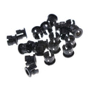 20PCS 3mm Black Plastic LED Holder Case Clip Display Panel 3C