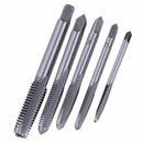 5pcs Hand Screw Thread Metric Plug Taps Set M3-M8 with 1pc Adjustable Tap W I4X3